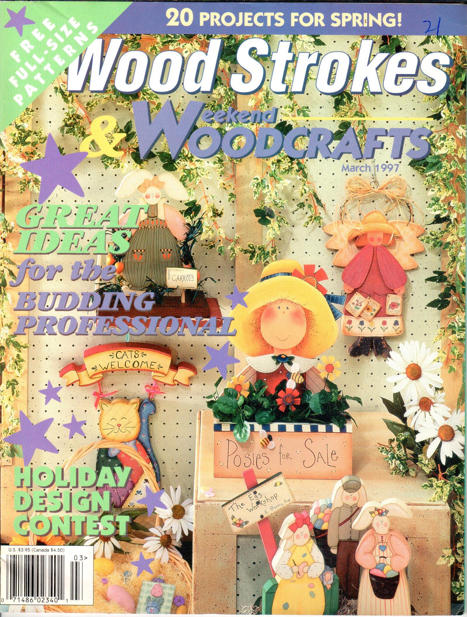 Decorative Painting Bookstore Wood Strokes & Weekend Woodcrafts 1997
